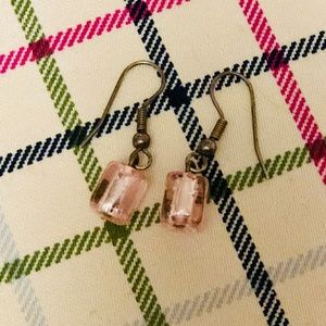 Pink Crystal Earrings